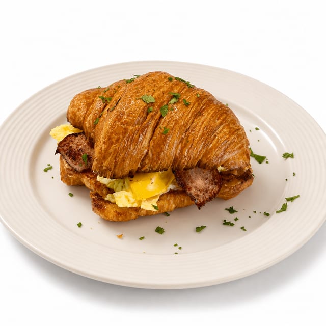 CROISSANT SANDWICH.